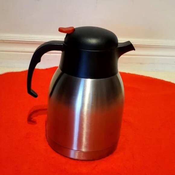 RITZ Deluxe 8 Cup Coffee Decanter Carafe Stainless Steel *OMCAN* Mint Condition - Picture 4 of 6